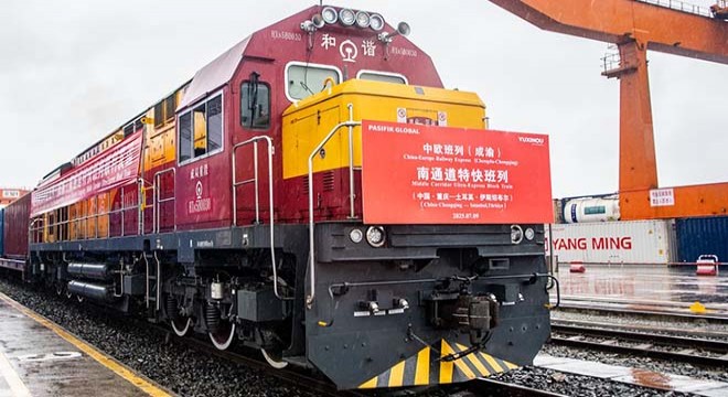 Çin den Türkiye ye düzenli tren seferleri başladı