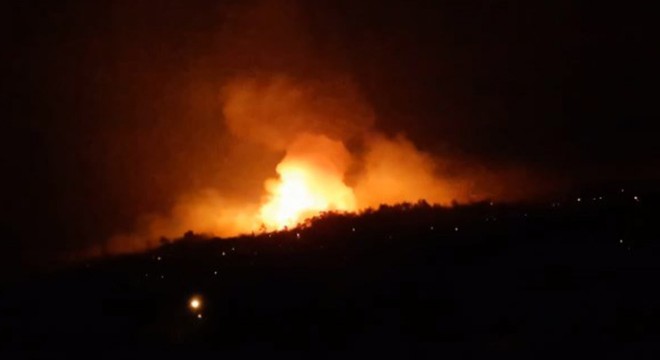 Çine’de orman yangınına müdahale sürüyor