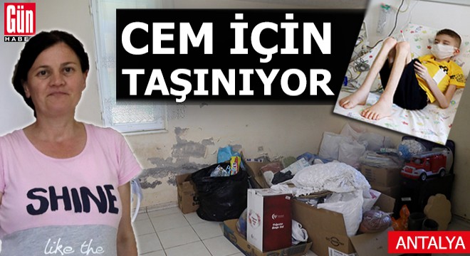 Çöp evden kurtarılan oğlu Cem için yeni eve taşınıyor