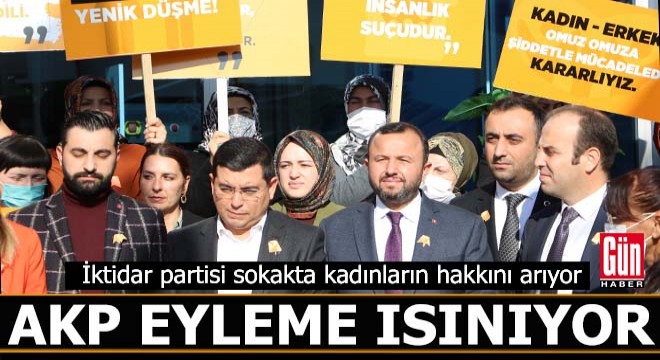 Çözüm üretmesi gereken iktidar partisi yöneticileri sokakta...