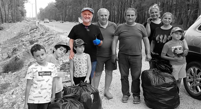 Çukur'un 'Cumali Amcası'ndan Kaş'ta orman temizliği