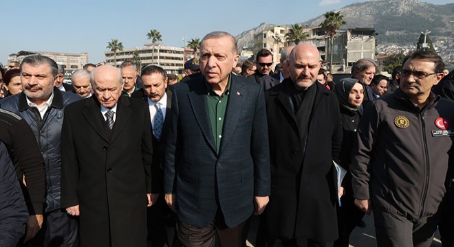 Cumhurbaşkanı Erdoğan ve Bahçeli Hatay'da