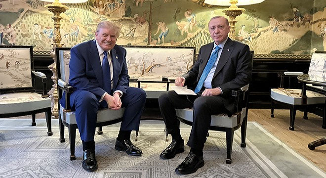 Cumhurbaşkanı Erdoğan, Başkan Trump ile bir araya geldi