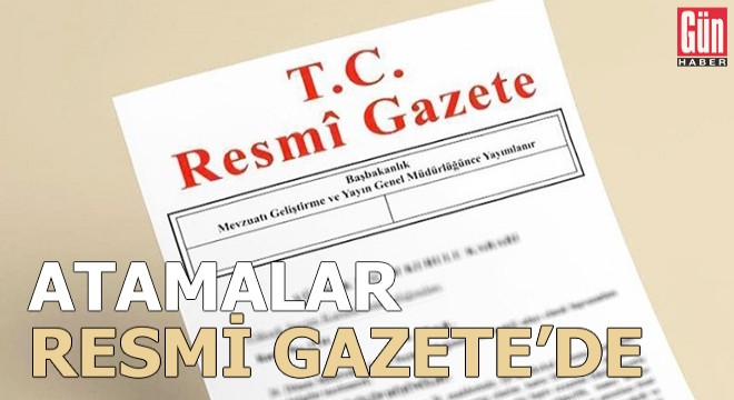 Cumhurbaşkanlığı atama kararları Resmi Gazete'de
