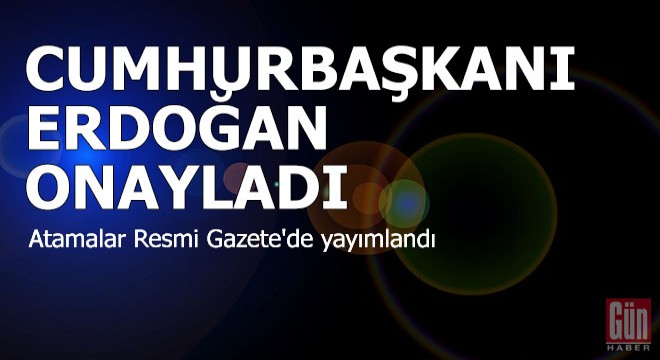 Cumhurbaşkanlığı Atama Kararları, Resmi Gazete de