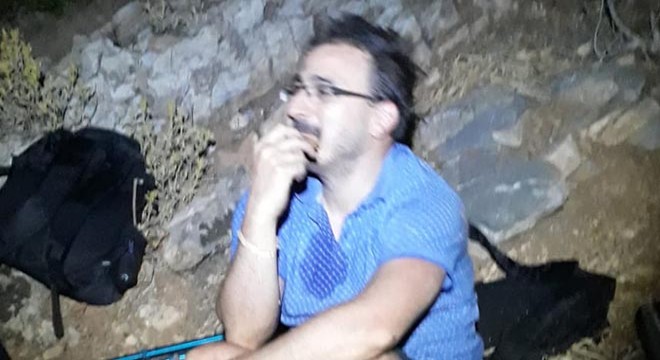 Dağ yürüyüşünde kayboldu; 3 saat sonra bulundu