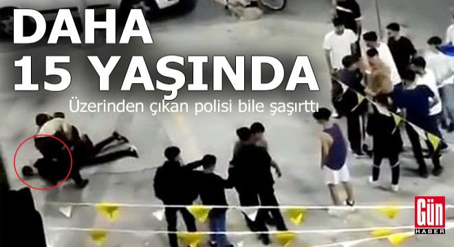 Daha 15 yaşında... Üzerinden çıkan polisi bile şaşırttı...