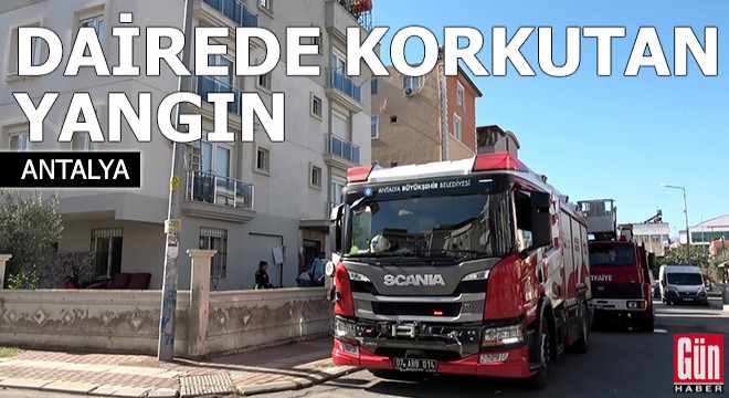 Dairede korkutan yangın