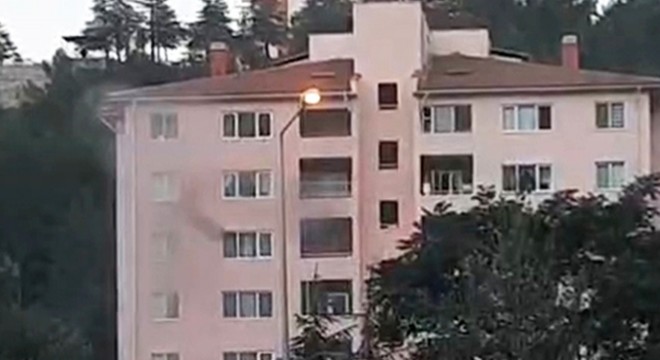 Dairedeki yangın hasara neden oldu