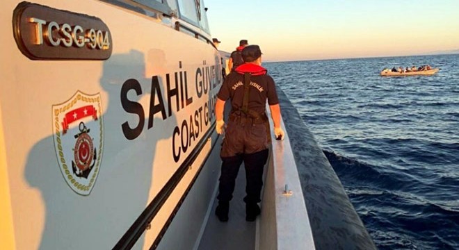 Datça'da 73 kaçak göçmen kurtarıldı