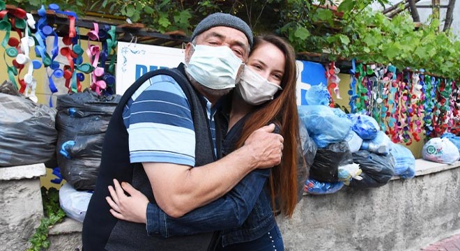 Dede ve torunun mavi kapaklarını çalan şüpheli yakalandı