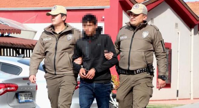 Defalarca ata kemerle vuran şüpheli, yakalandı
