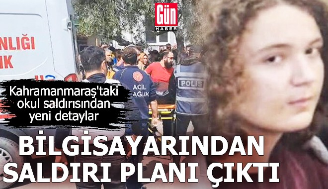 Dehşetin planı saldırganın bilgisayarından çıktı