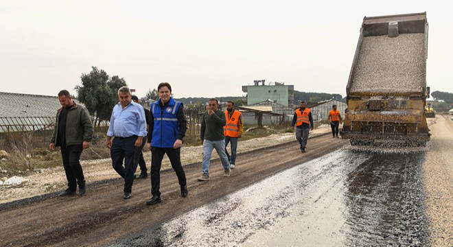 Demre Belediyesi'nden asfalt seferberliği