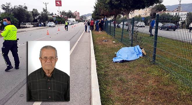 Demre'de emekli zabıta müdürü kazada öldü