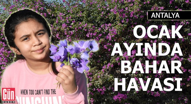 Demre'de ocak ayında bahar havası