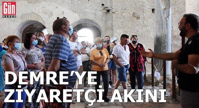 Demre'deki ören yerlerine ziyaretçi akını