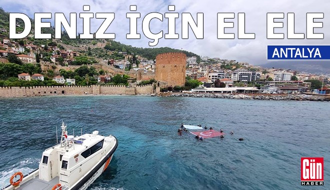 Deniz için el ele: Alanya’da temizlik hareketi