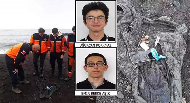Denizde kaybolan 2 liseliyi arama çalışmalarında 4’üncü gün
