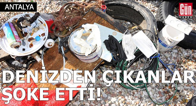 Denizden çıkanlar şoke etti!