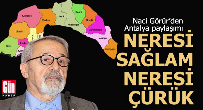 Deprem profesörü Naci Görür den Antalya için yeni bir uyarı geldi