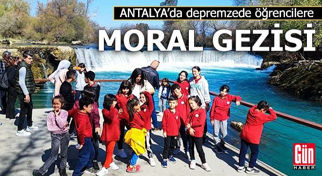 Depremzede öğrencilere moral gezisi