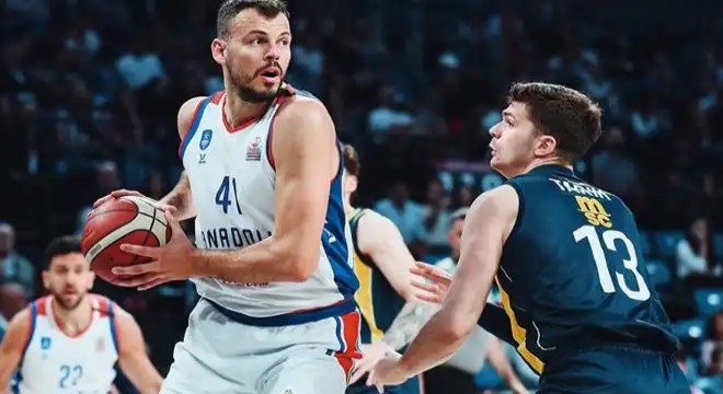 Derbinin galibi Anadolu Efes