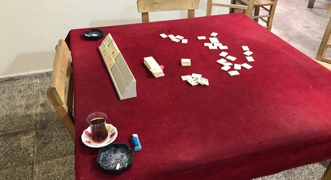 Dernek lokali ile kahvede kumara 54 bin lira ceza