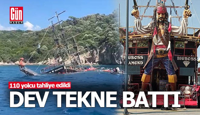 Dev tur teknesi battı