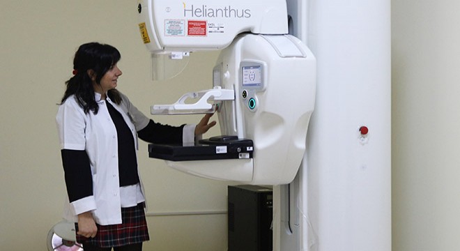 Devlet hastanesinde mamografi cihazı hizmete başladı