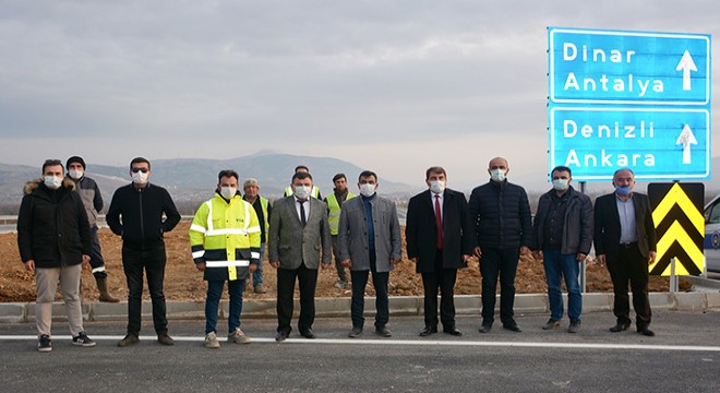 Dinar da yeni Çivril yolu açıldı