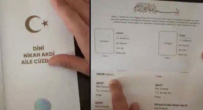Dini nikah cüzdanı tartışma yarattı