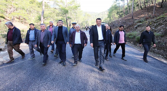 Dirgenler-Ortabağ-Gürsu yoluna sıcak asfalt