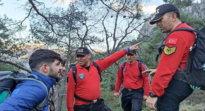 Doğa yürüyüşünde kayboldular