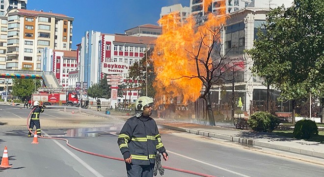 Doğal gaz borusu patladı; 1 yaralı