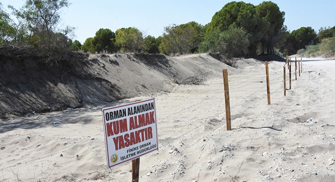 Doğaya tel örgülü koruma