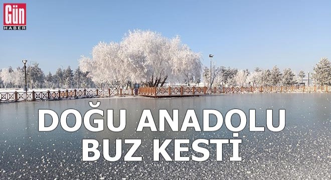 Doğu Anadolu buz kesti; Göle’de sıcaklık eksi 26,4 derece ölçüldü