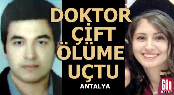 Doktor çift otomobille ölüme uçtu