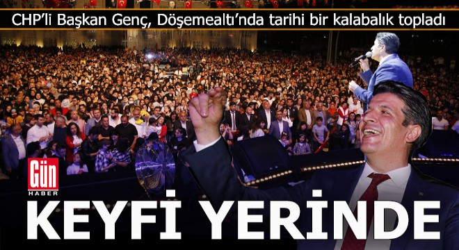 Döşemealtı'nda tarihi 23 Nisan gecesi...