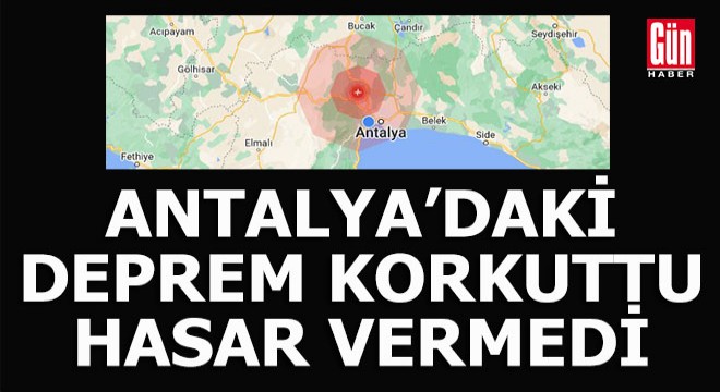 Döşemealtı'ndan sonra Akseki'de sallandı