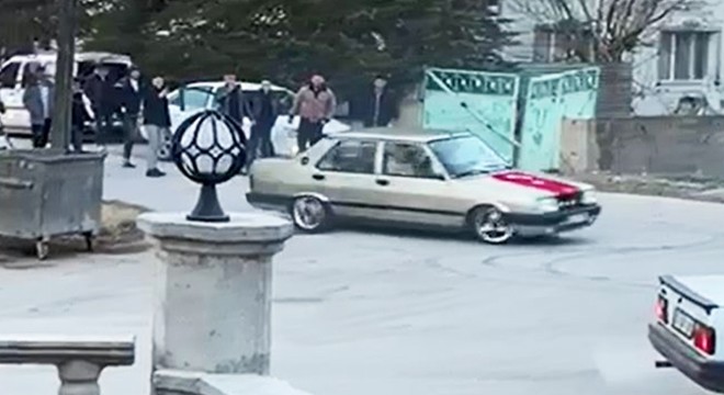 Drift yapan sürücüye 20 bin 342 lira ceza