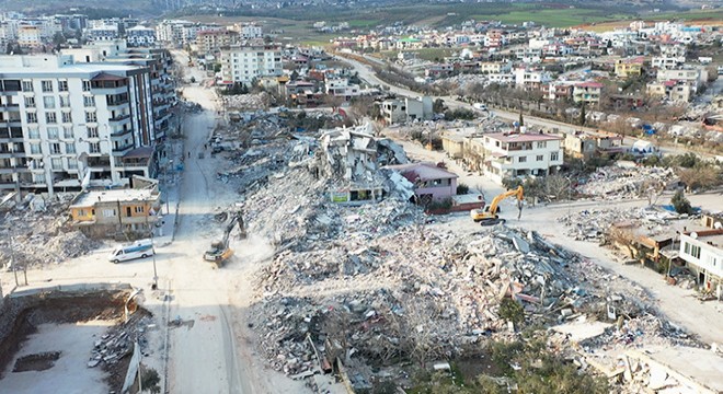 Dron görüntüleri, felaketin boyutunu gözler önüne serdi