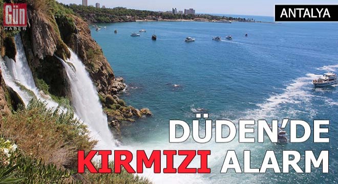 Düden de kırmızı alarm