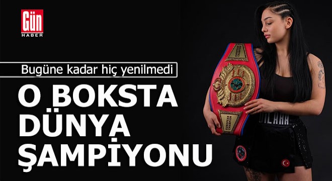 Dünya şampiyonu Dilara, dünya kemeri için ringde