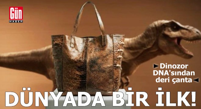 Dünyada bir ilk: Dinozor DNA sından deri çanta