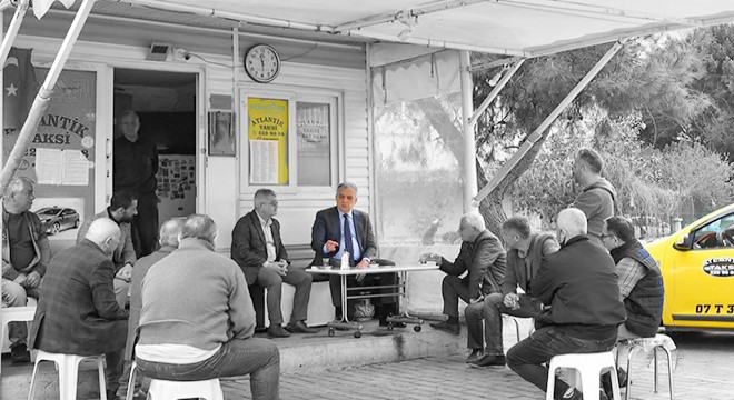 Durakta bir başkan...