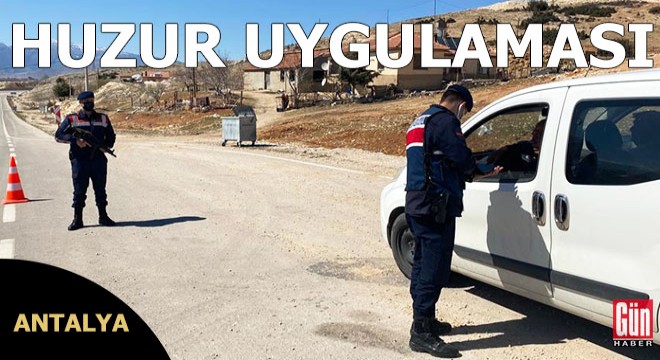 Düzensiz göçle mücadeleye yönelik huzur uygulaması