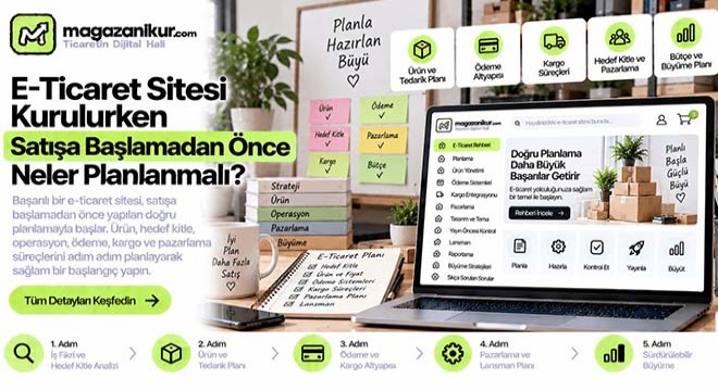E-Ticaret Sitesi Kurulurken Satışa Başlamadan Önce Neler Planlanmalı?