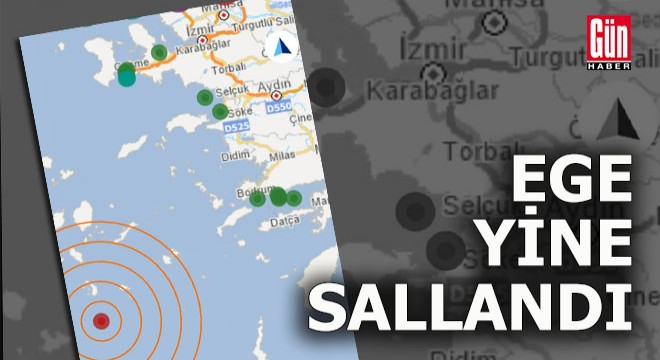 Ege Denizi'nde 4 büyüklüğünde deprem