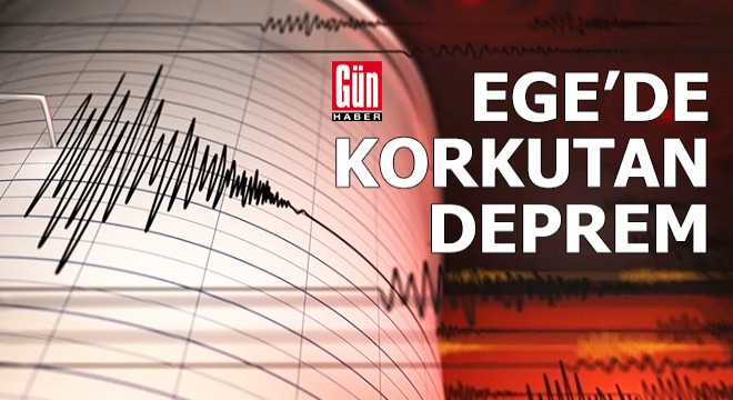Ege'de, Midilli Adası'nda 5 büyüklüğünde deprem